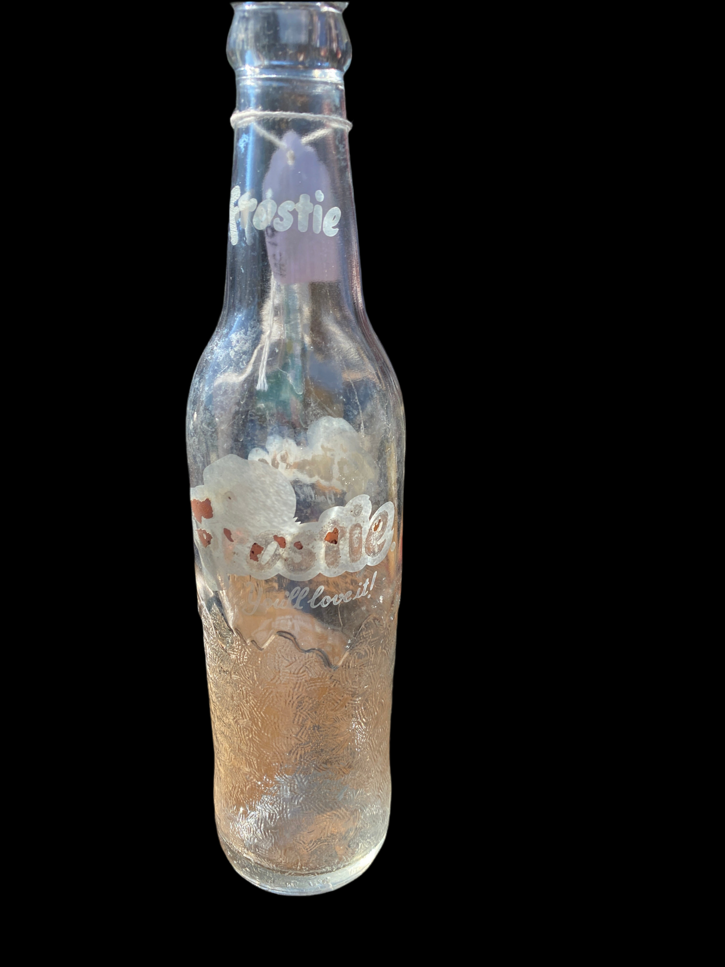Vintage Frosty Soda Bottle