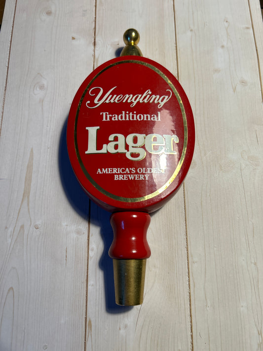 Yuengling Lager Red Label Wooden Tap Handle