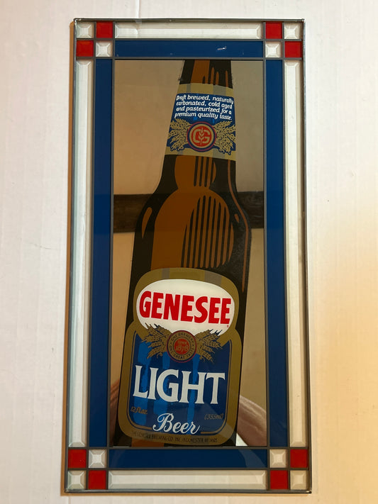 Genesee Light Faux Stained Glass Mirror