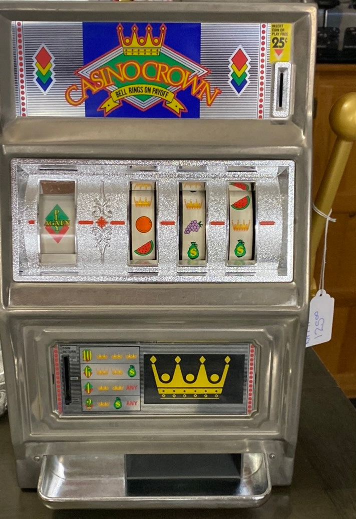 Casino Crown Slot Machine Coin Bank
