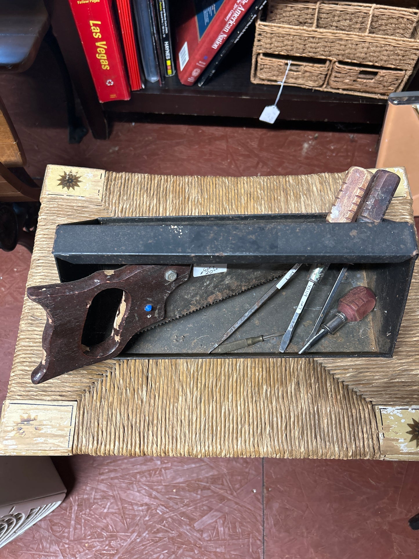 Tool Carrier W/ Saw and Screwdrivers