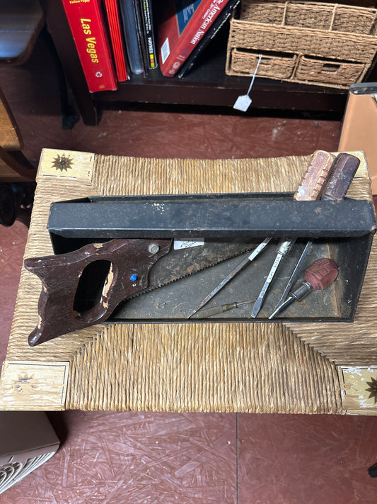 Tool Carrier W/ Saw and Screwdrivers