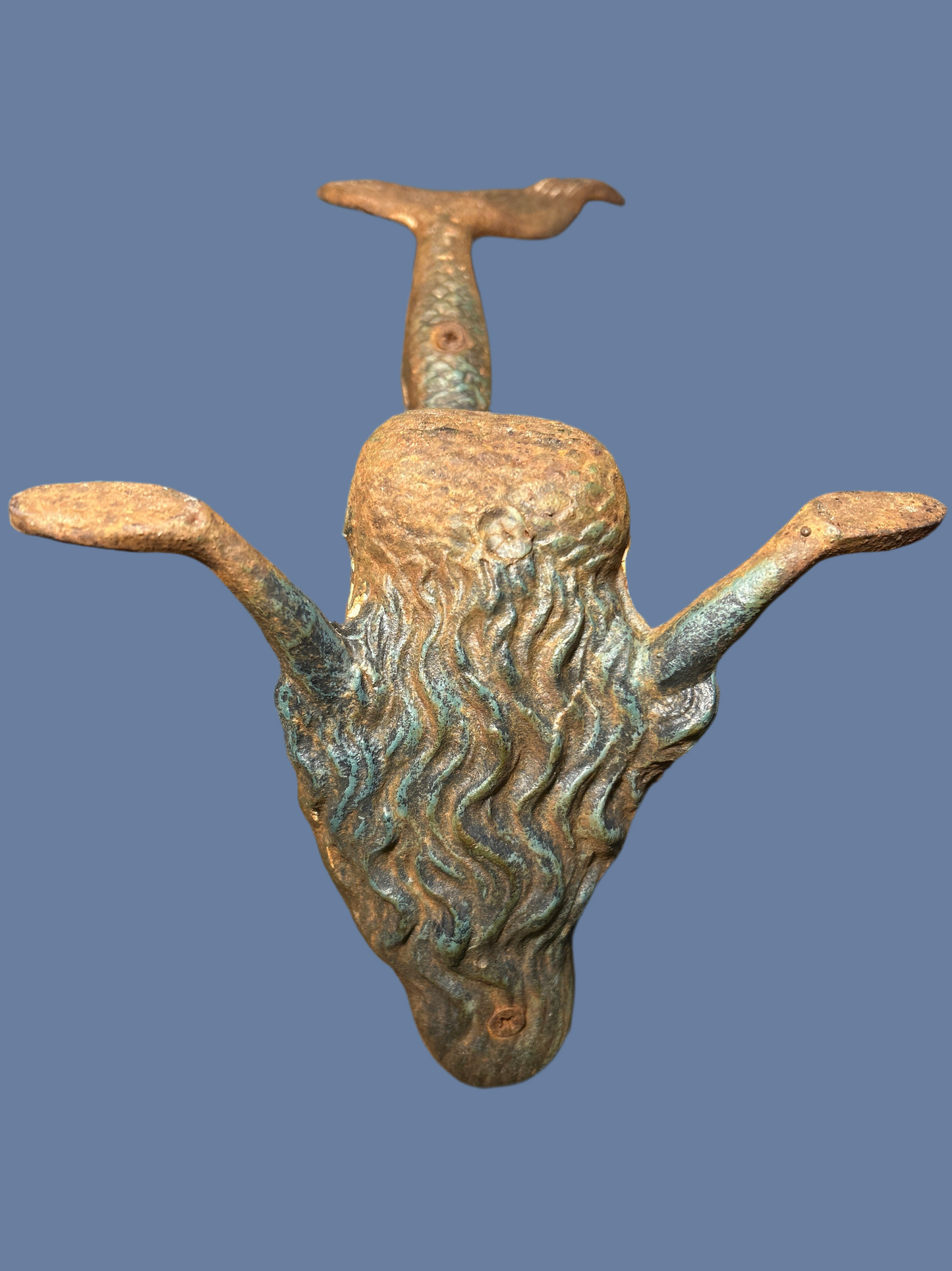 Cast Iron Mermaid Figure