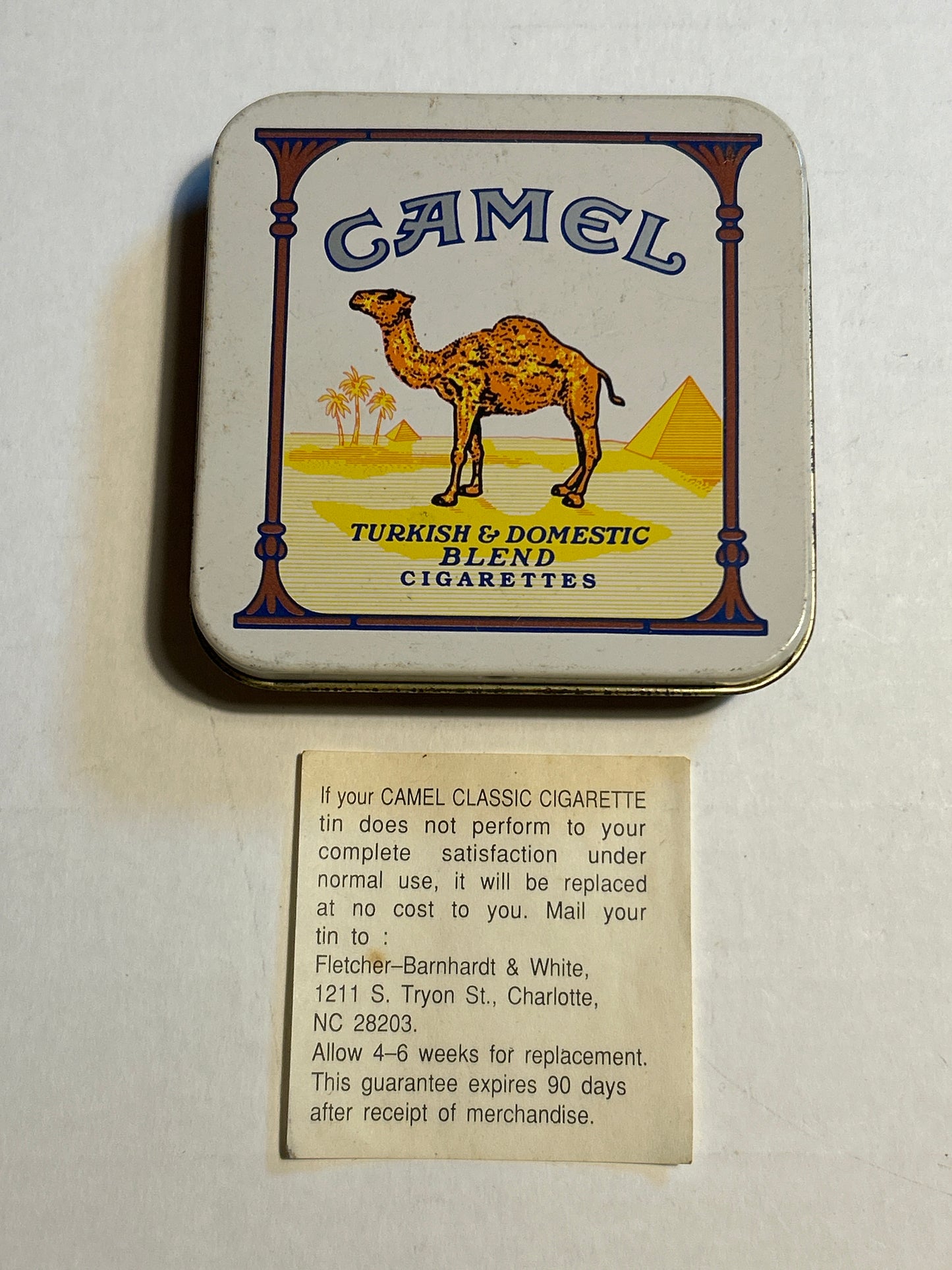 Camel Cigarette Tin