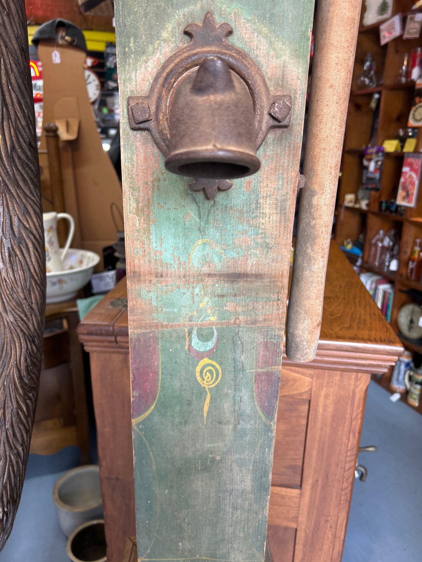 Antique Wooden Hand Pump