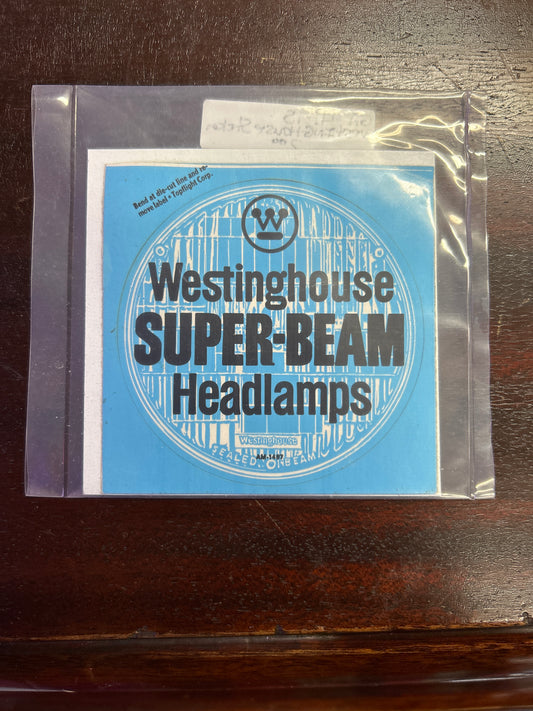 Westinghouse Super-Beam Headlight Sticker