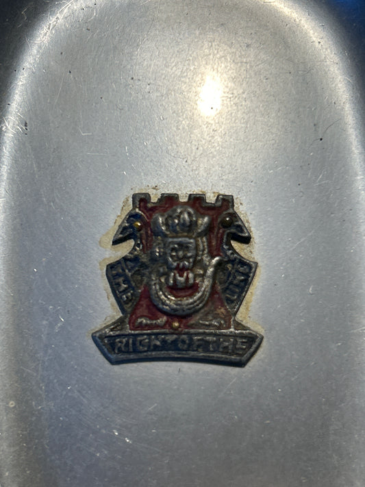 Oval Metal Dish/Tray w/14th Infantry Insignia