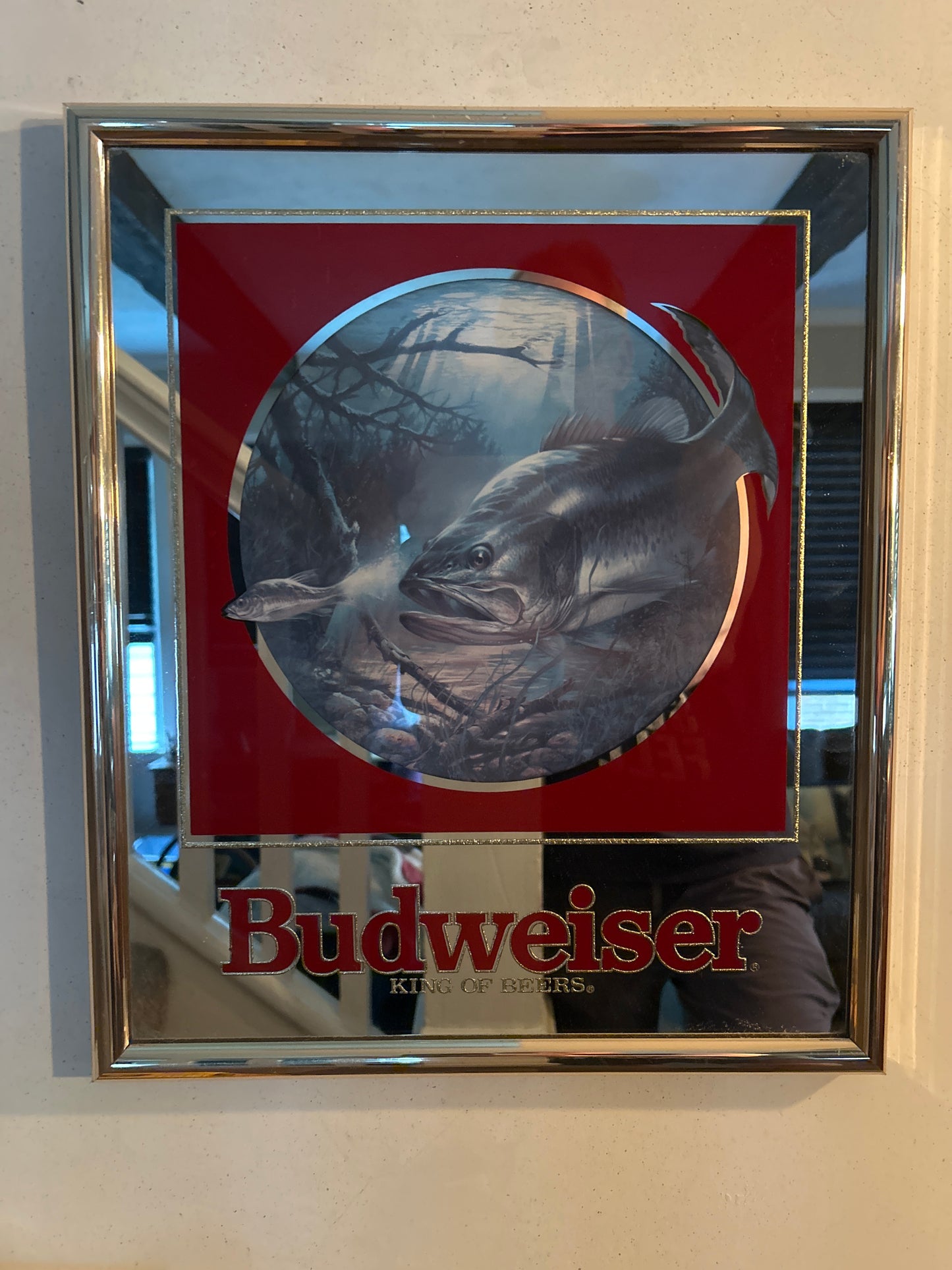 Budweiser Mirror-Crappie Bass