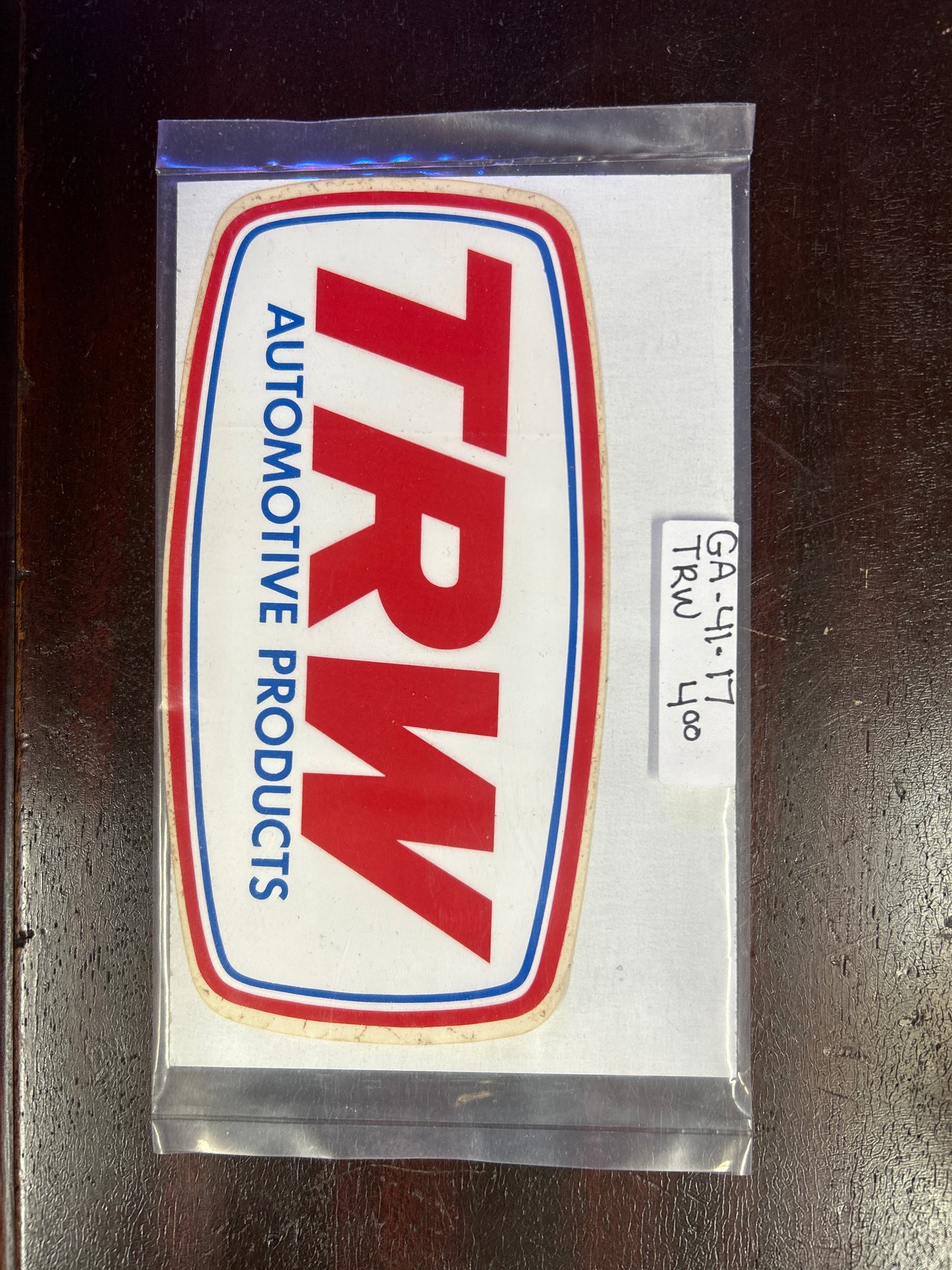 TRW Automotive Products Sticker