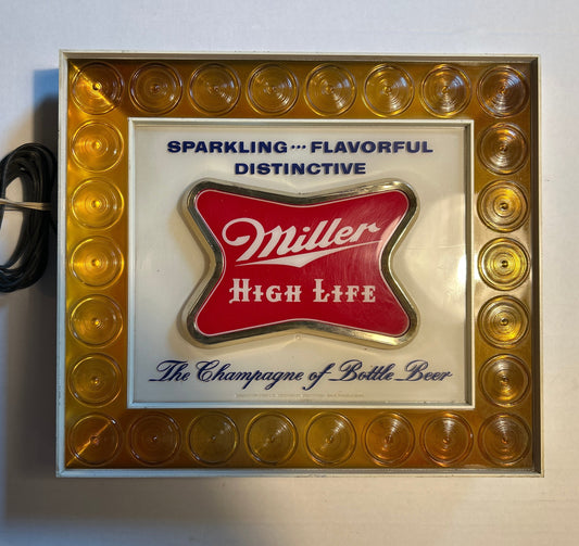 Miller High Life Lighted Sign