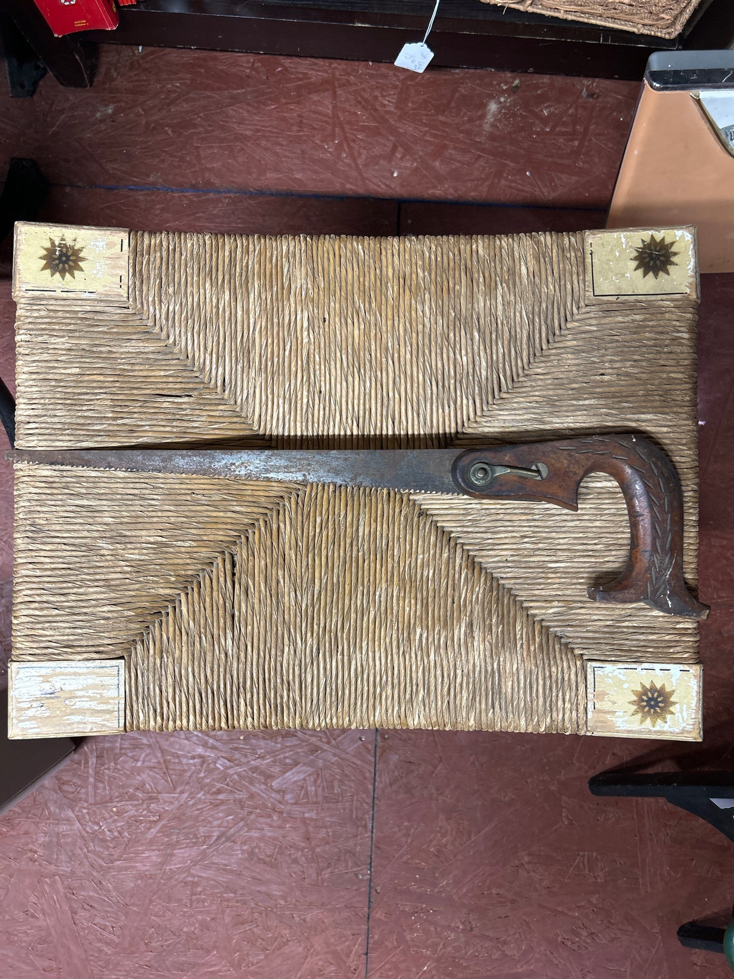 Hand Saw-“Patent” Imprint, Curved Handle
