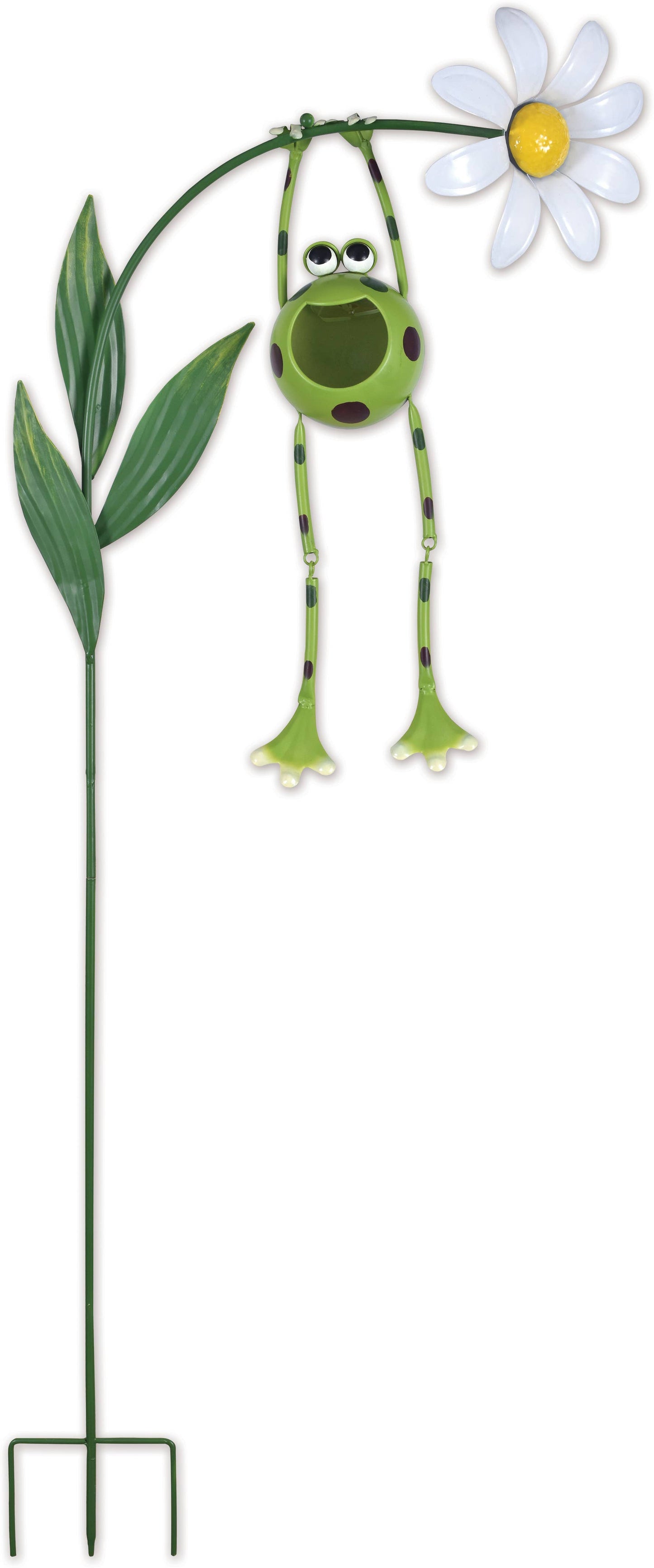 Frog Flower Stake-51"