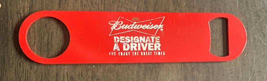 Budweiser Designate A Driver Bottle Opener