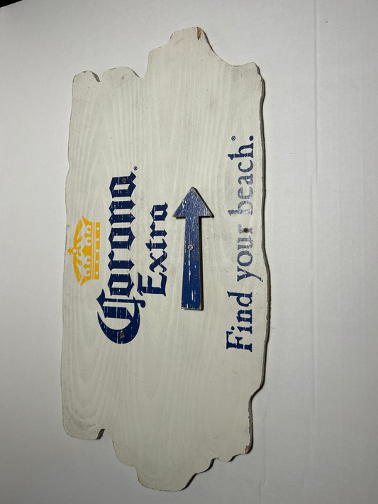 Corona Extra Wooden Beer Sign-24 x 12