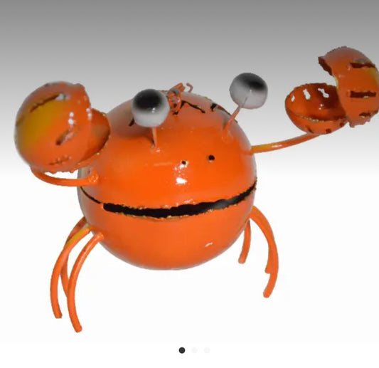 Small Metal Crab Candle Holder