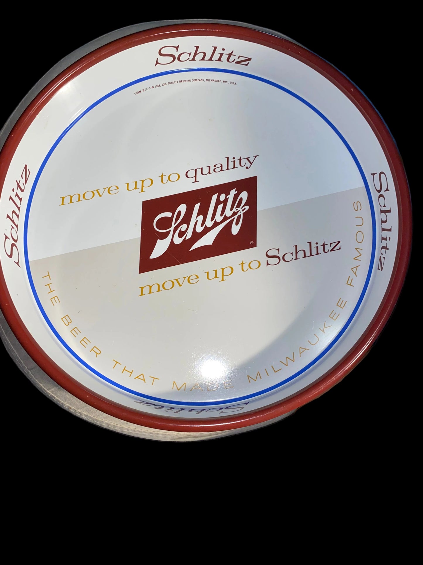 Schlitz Beer Tray