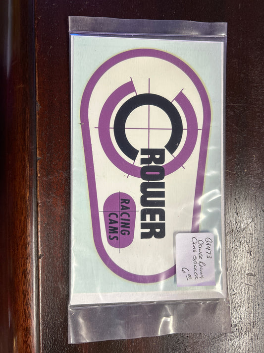 Crower Racing Cams Sticker