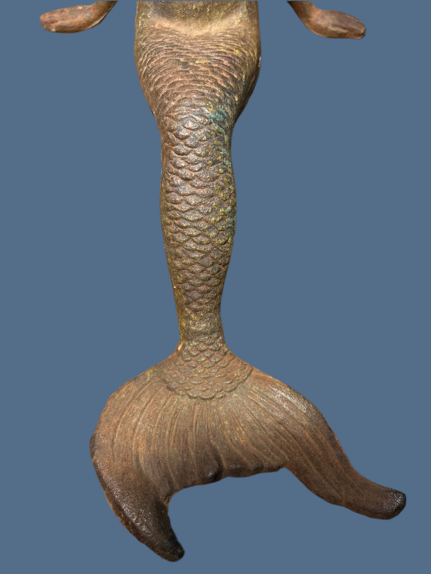 Cast Iron Mermaid Figure