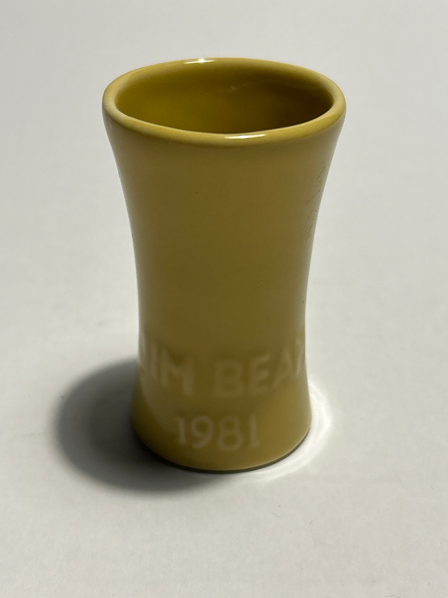 Jim Beam 3” Ceramic Shooter-Yellow