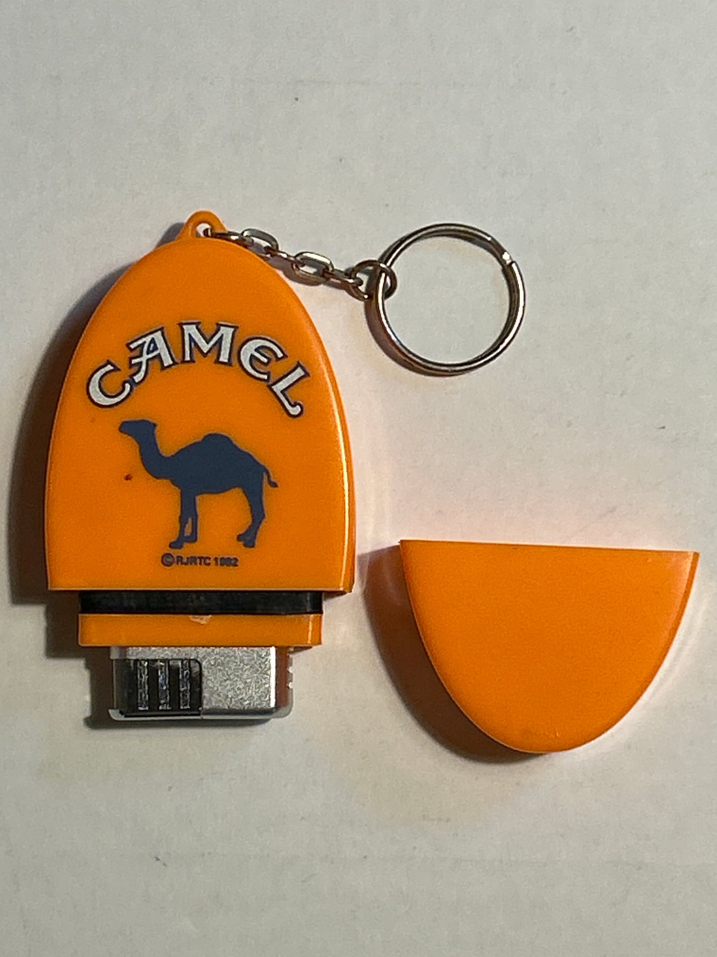 Camel Lighter w/Orange Plastic Case