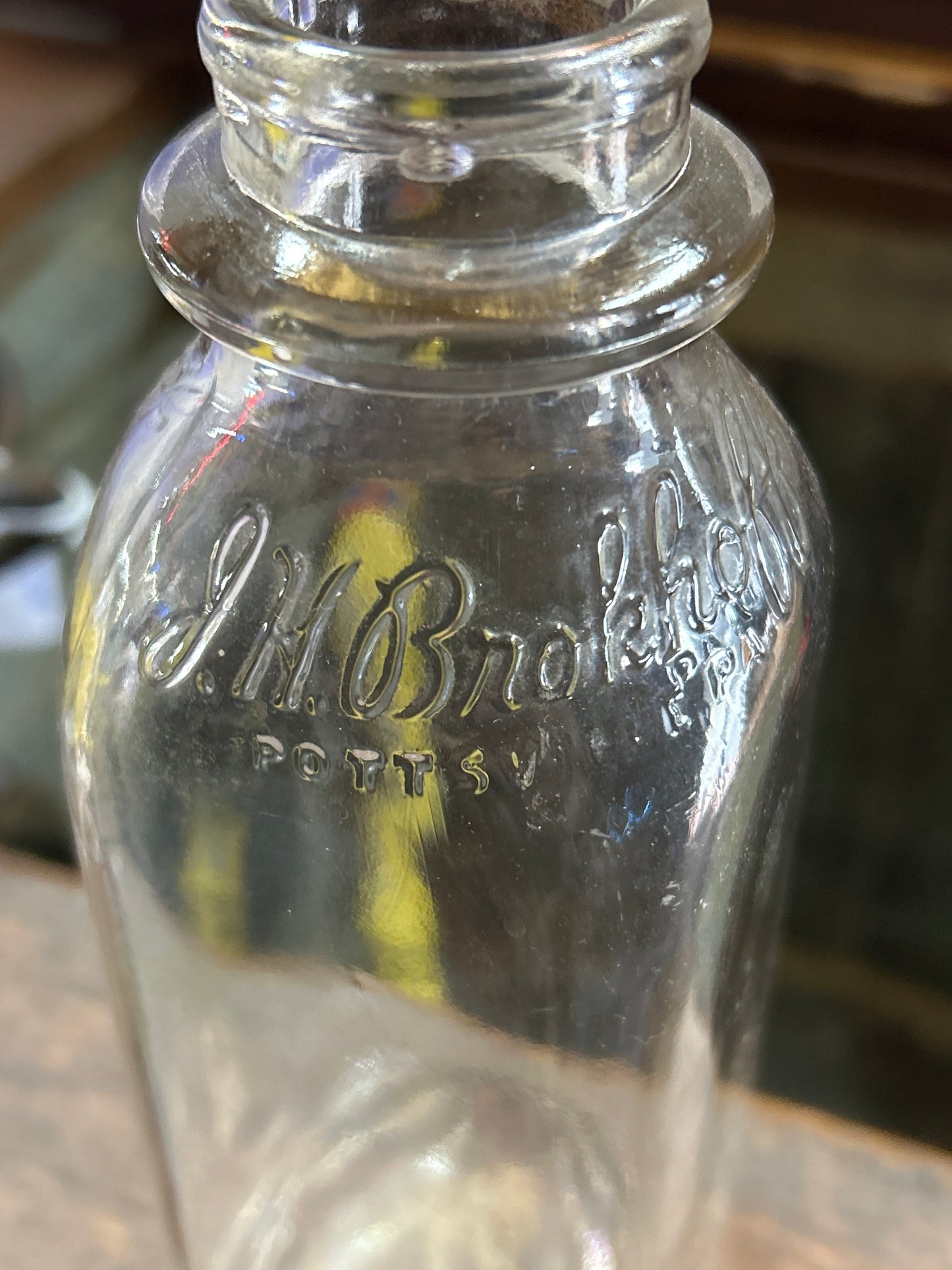 JH Brokhoff Pint Milk Bottle