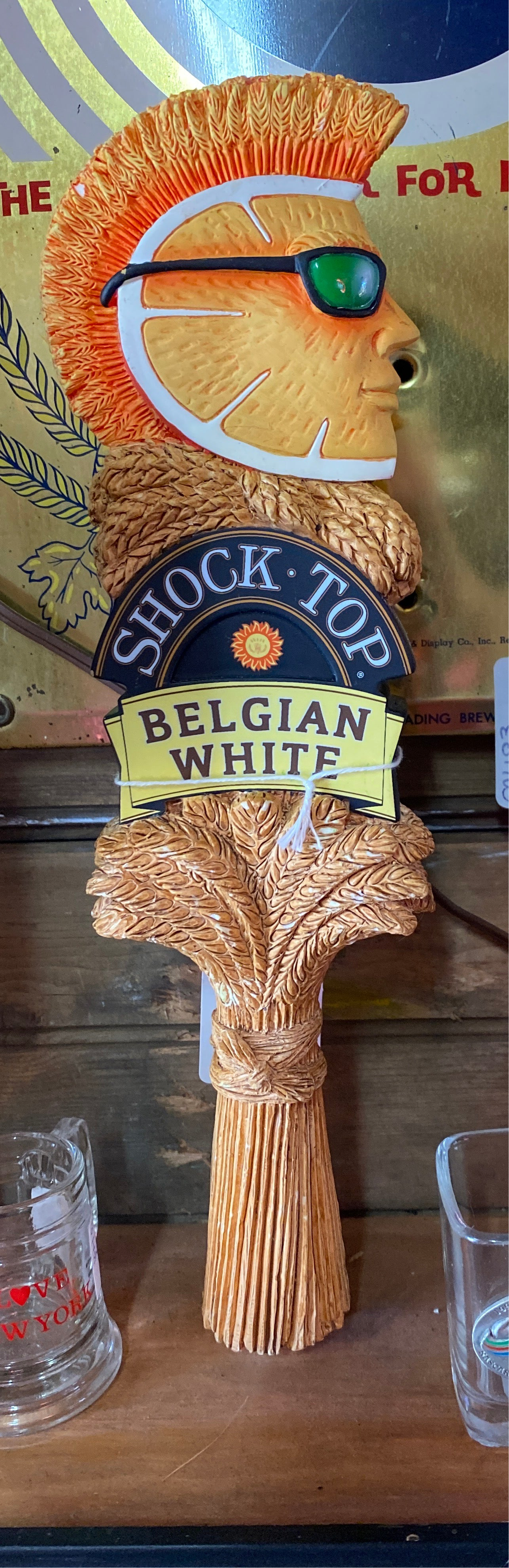 Shock Top Belgian White Tap Handle