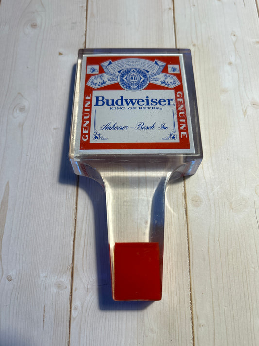 Budweiser Acrylic Tap Handle