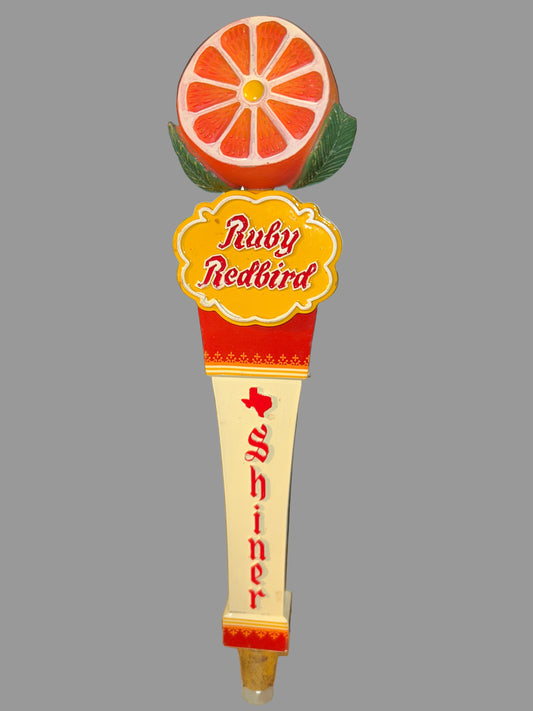 Shiner Ruby Redbird Tap Handle 11”