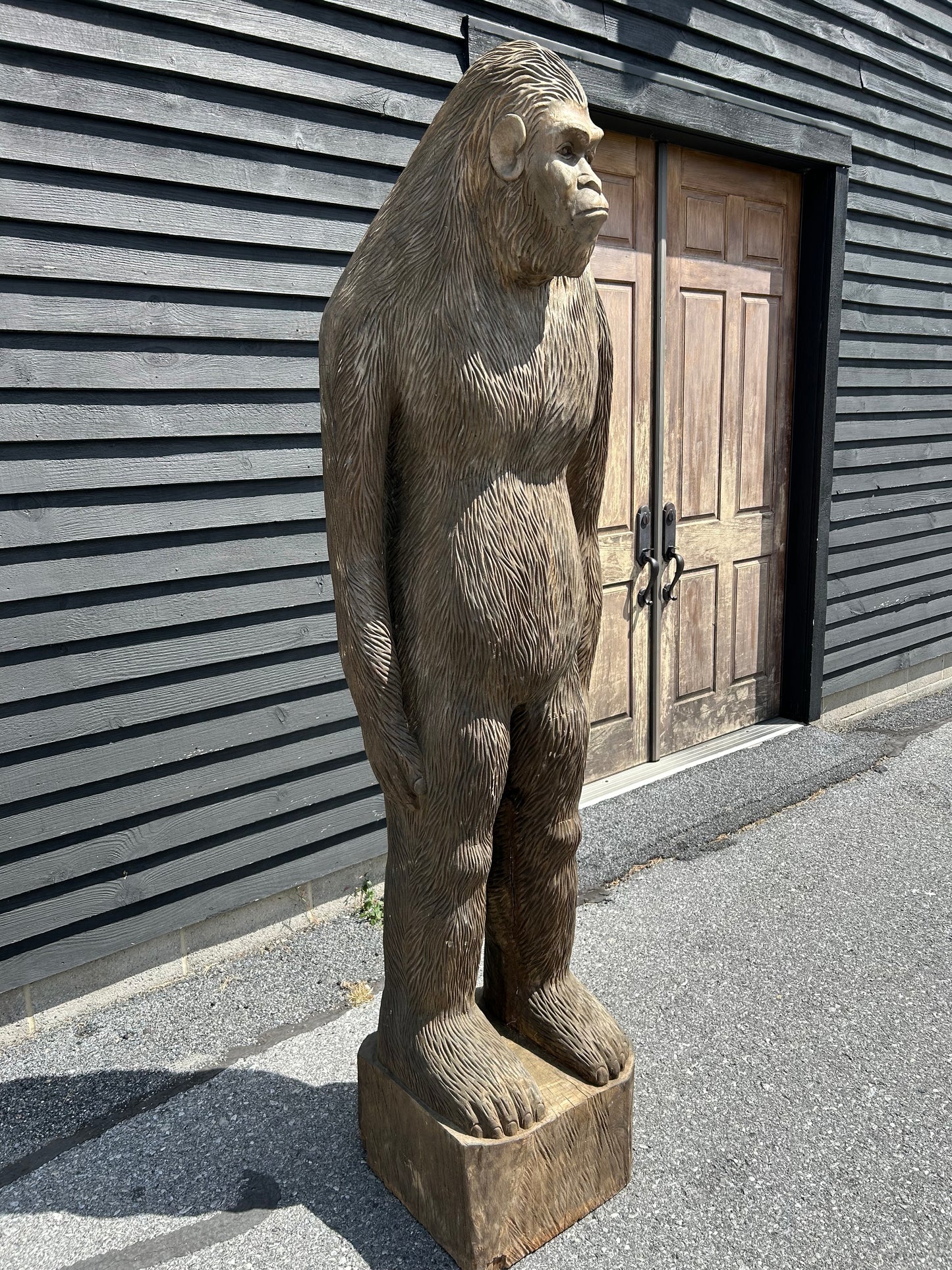 7 ft. Wood Carved Bigfoot