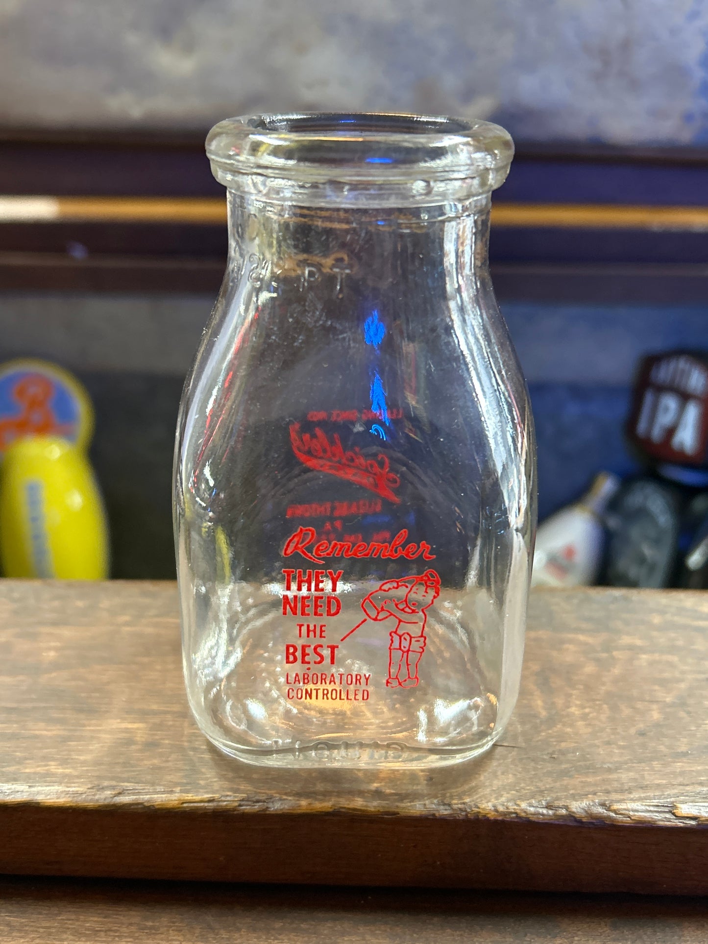 Spicklers Pint Milk Bottle