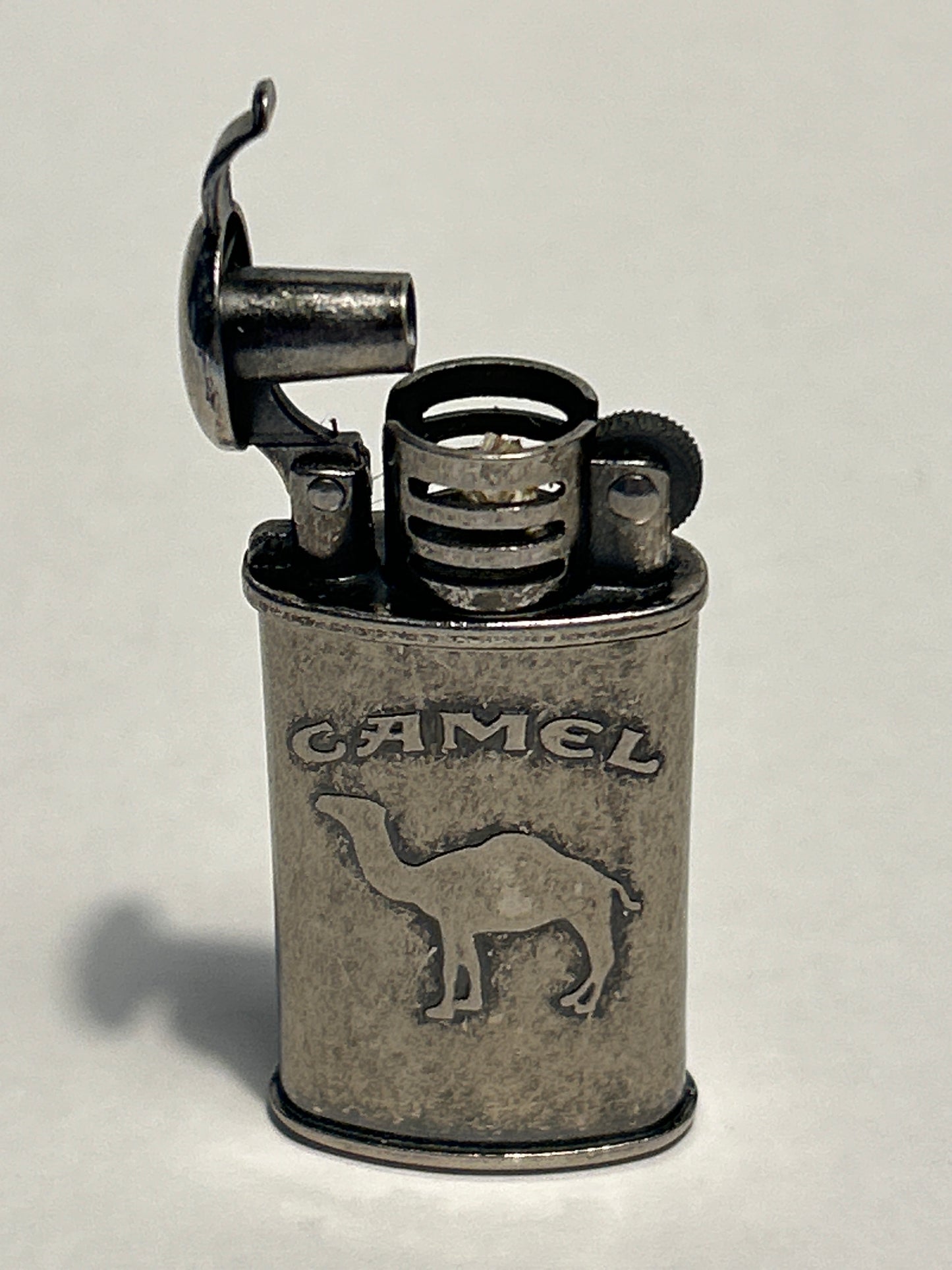 Camel Flip Top Lighter-Refillable-Silver