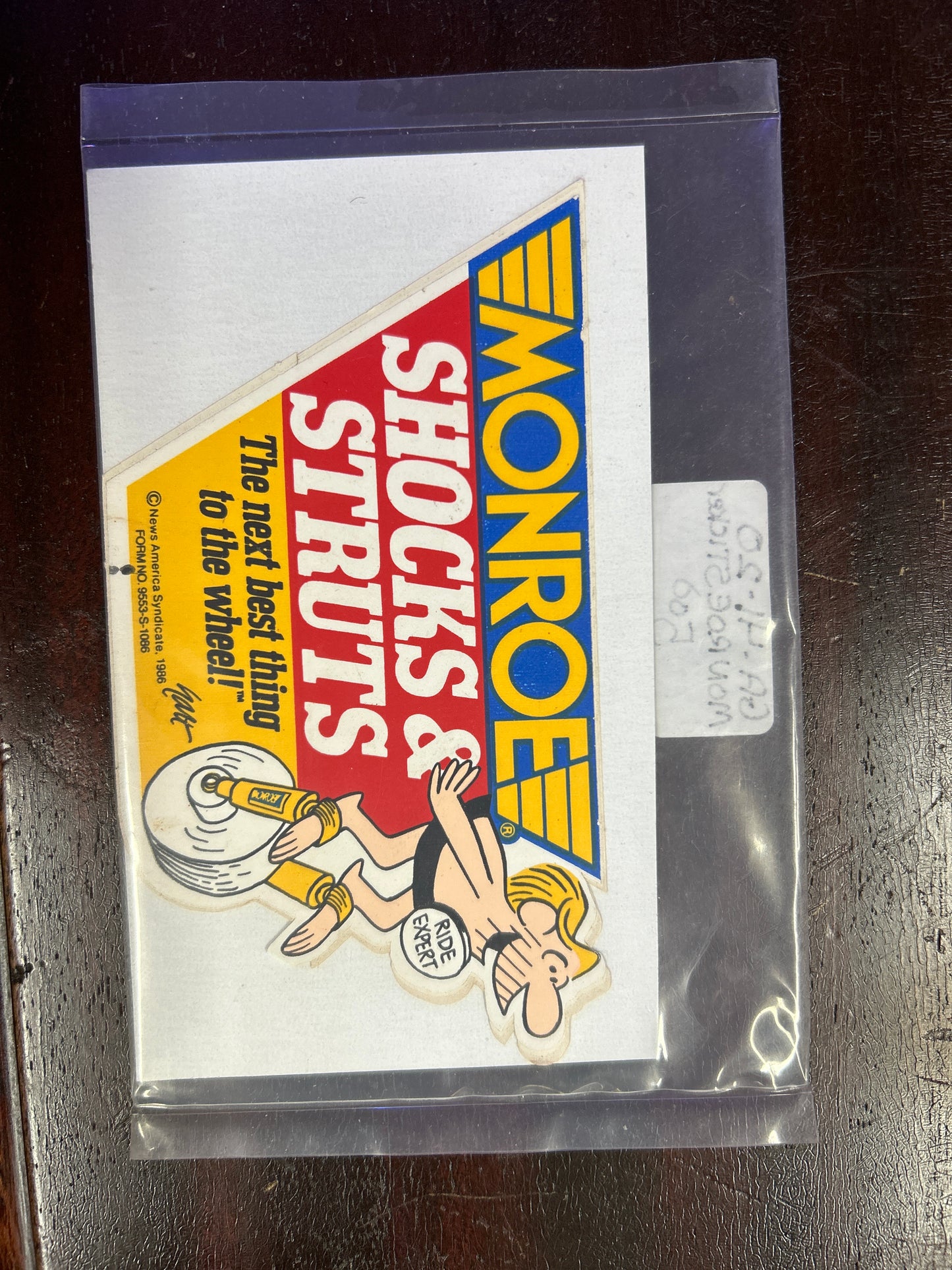 Monroe Shocks & Struts Sticker