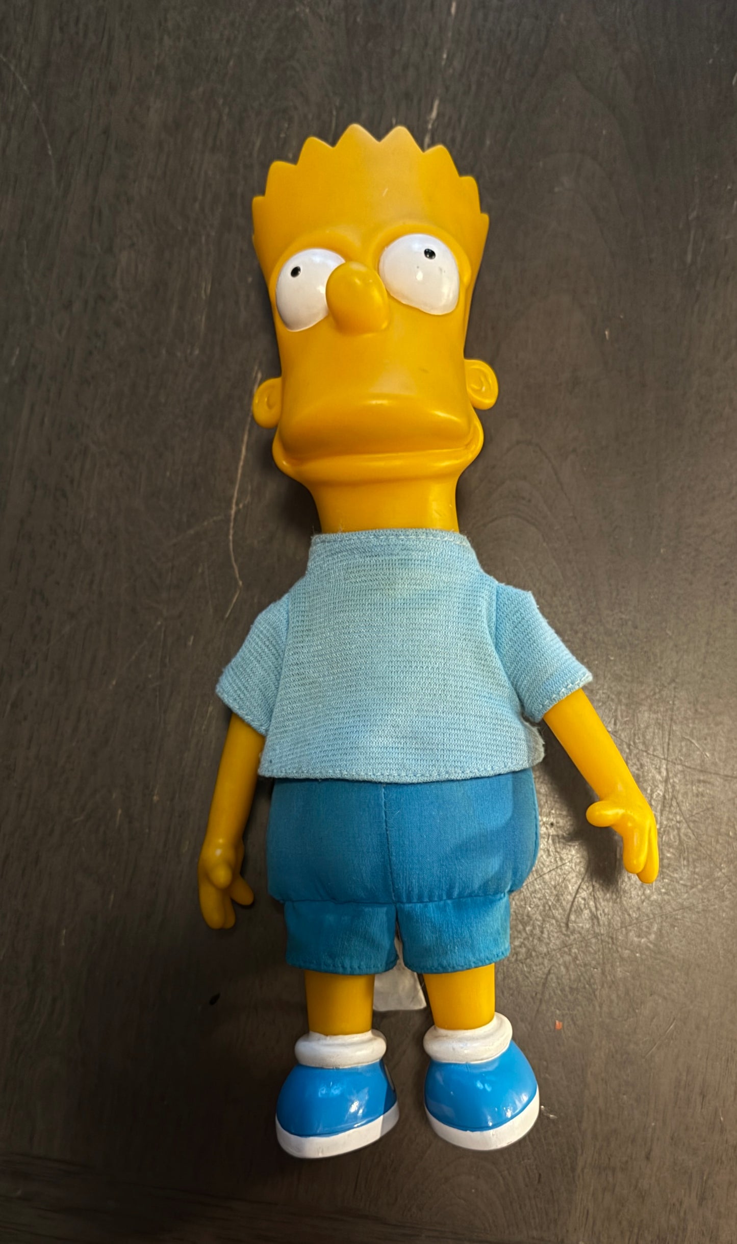Vintage 1990 Bart Simpson Plush Doll Figure 11" Tall