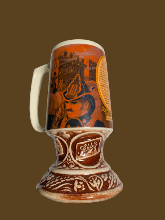 Schlitz Ceramic Chicago Fire Stein/Mugs