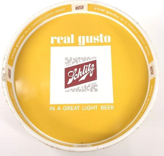 Schlitz Real Gusto Beer Tray