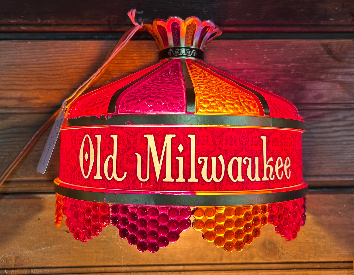 Old Milwaukee Hanging Wall Light