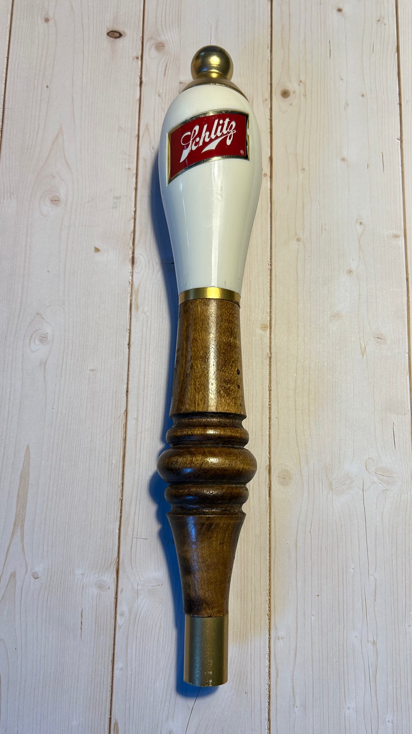Schlitz Brass/Plastic/Wood Tap Handle