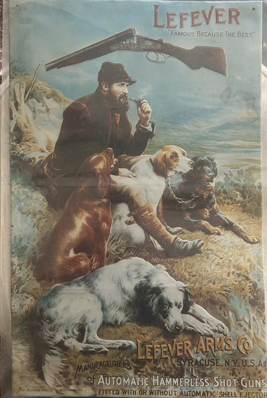 LEFEVER ARMS TIN SIGN