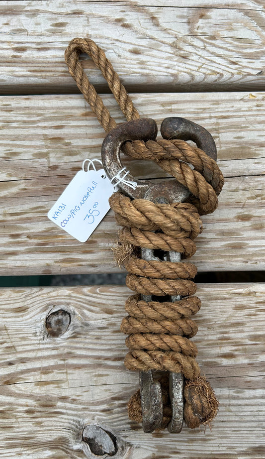 Cow/Pig Nose Pull w/Rope