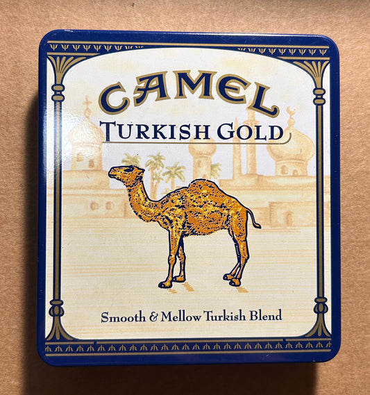 Camel Turkish Gold Cigarette Tin