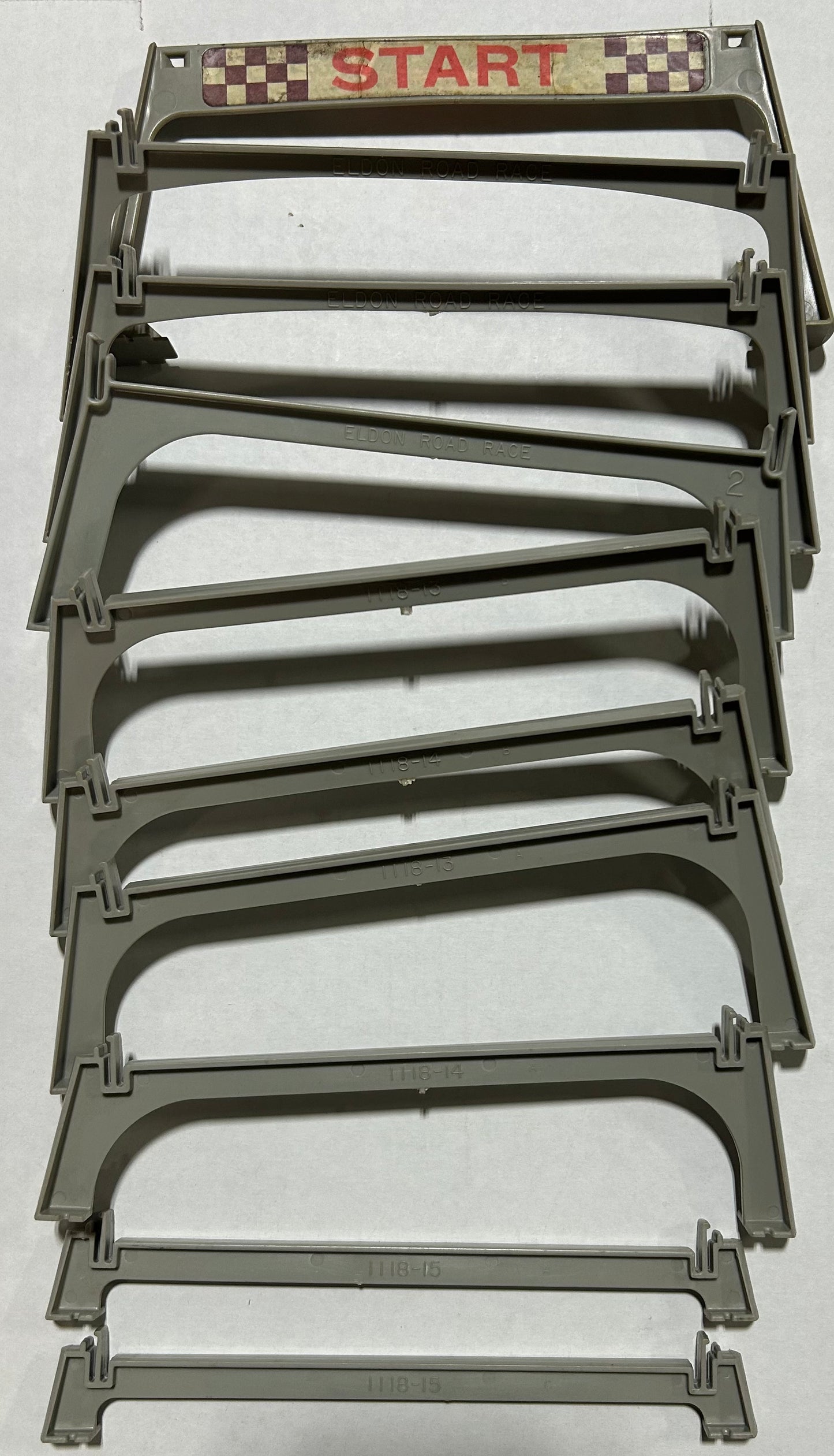 Eldon 1/32 Road Race Track Supports-Banked-10 pc.