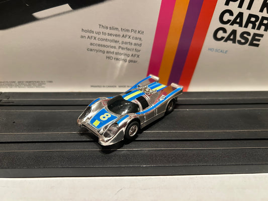 Tyco Porsche Chrome Slot Car