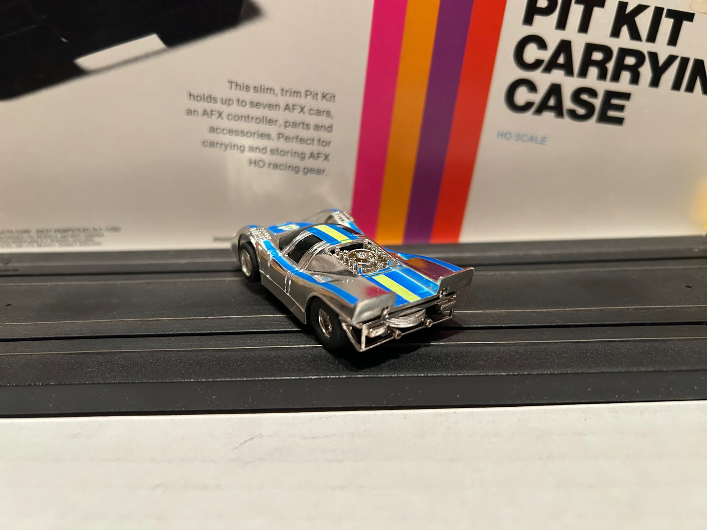 Tyco Porsche Chrome Slot Car