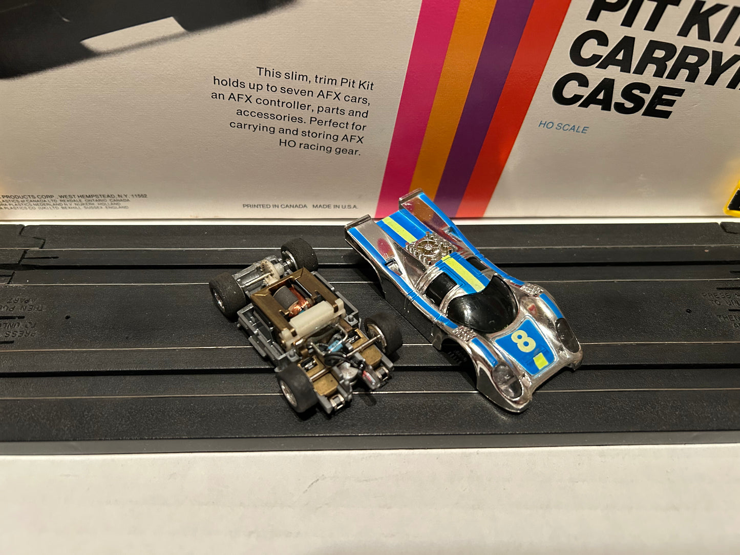 Tyco Porsche Chrome Slot Car