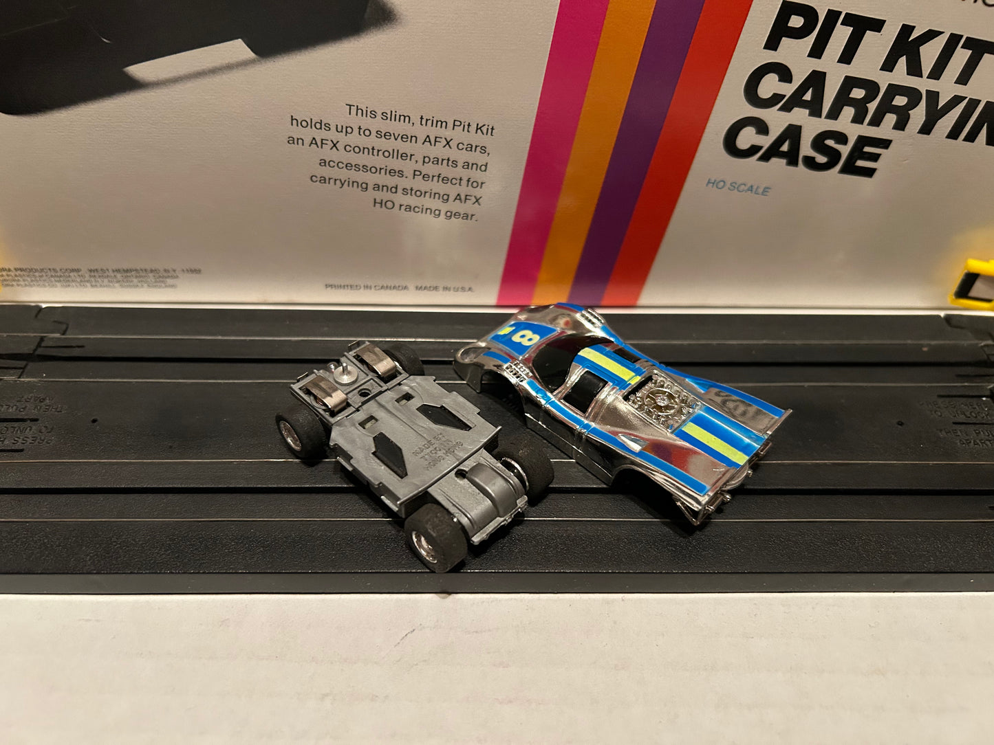 Tyco Porsche Chrome Slot Car