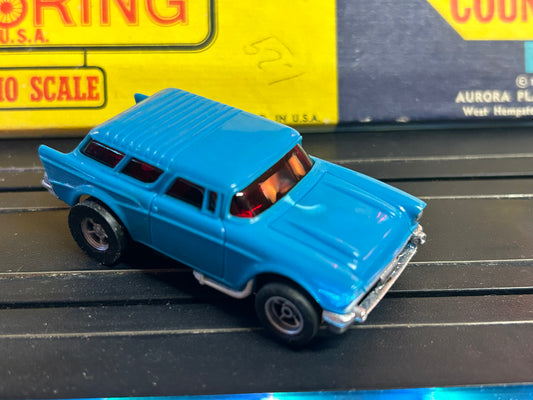 AFX ‘57 Chevy Nomad Slot Car