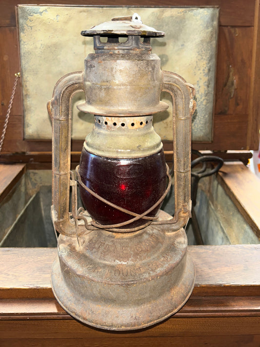 Dietz Little Giant Lantern-Red Globe-PDH-Pennsylvania Dept. of Highways