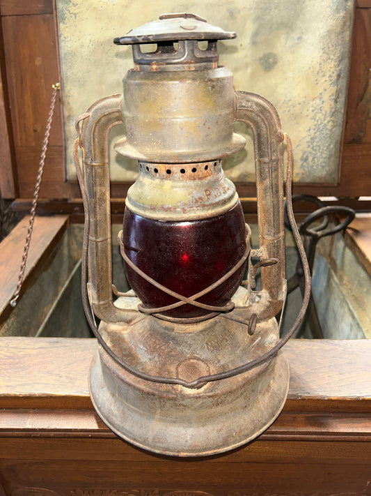 Dietz Little Giant Lantern-Red Globe-PDH-Pennsylvania Dept. of Highways