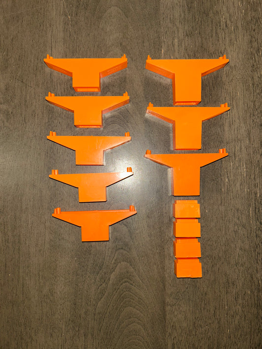 Aurora/Model Motoring Trestle Piers and Extension Beams-12 pc.