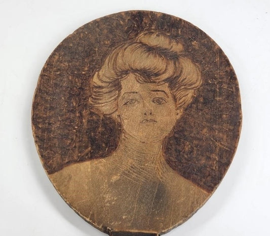Table Tennis Paddle w/wood burned image
